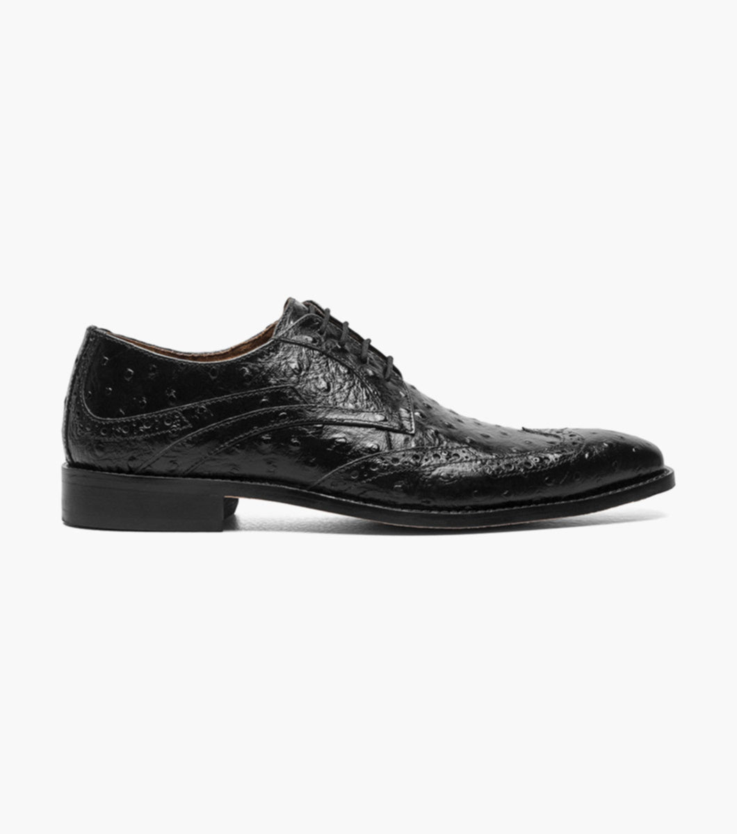 Stacy Adams GENNARO Black Wingtip Oxford