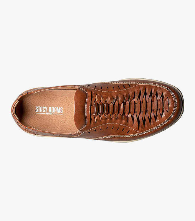 Stacy Adams IBIZA Sienna Woven Vamp Moc Toe Slip On