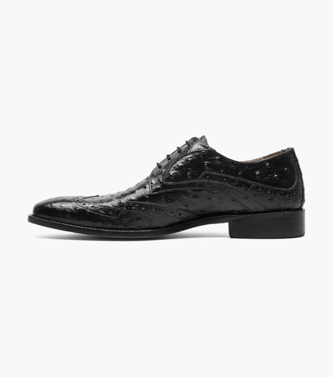 Stacy Adams GENNARO Black Wingtip Oxford