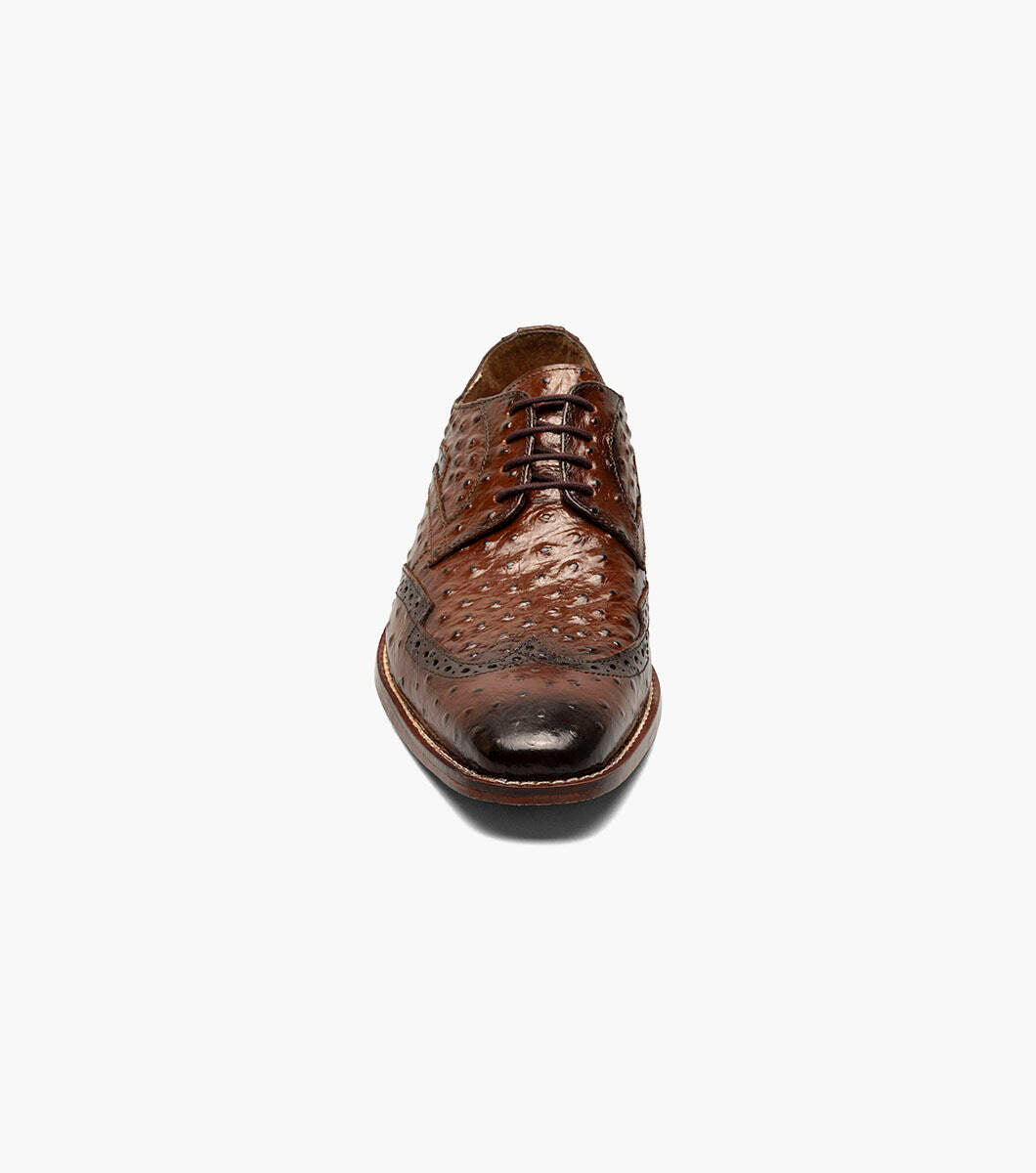 Stacy Adams GENNARO Cognac Wingtip Oxford