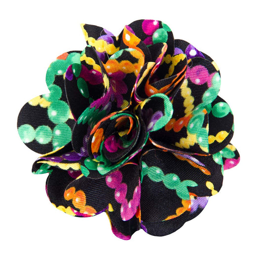 Vittorio Vico Men's Formal Mardi Gras Flower Lapel Pin