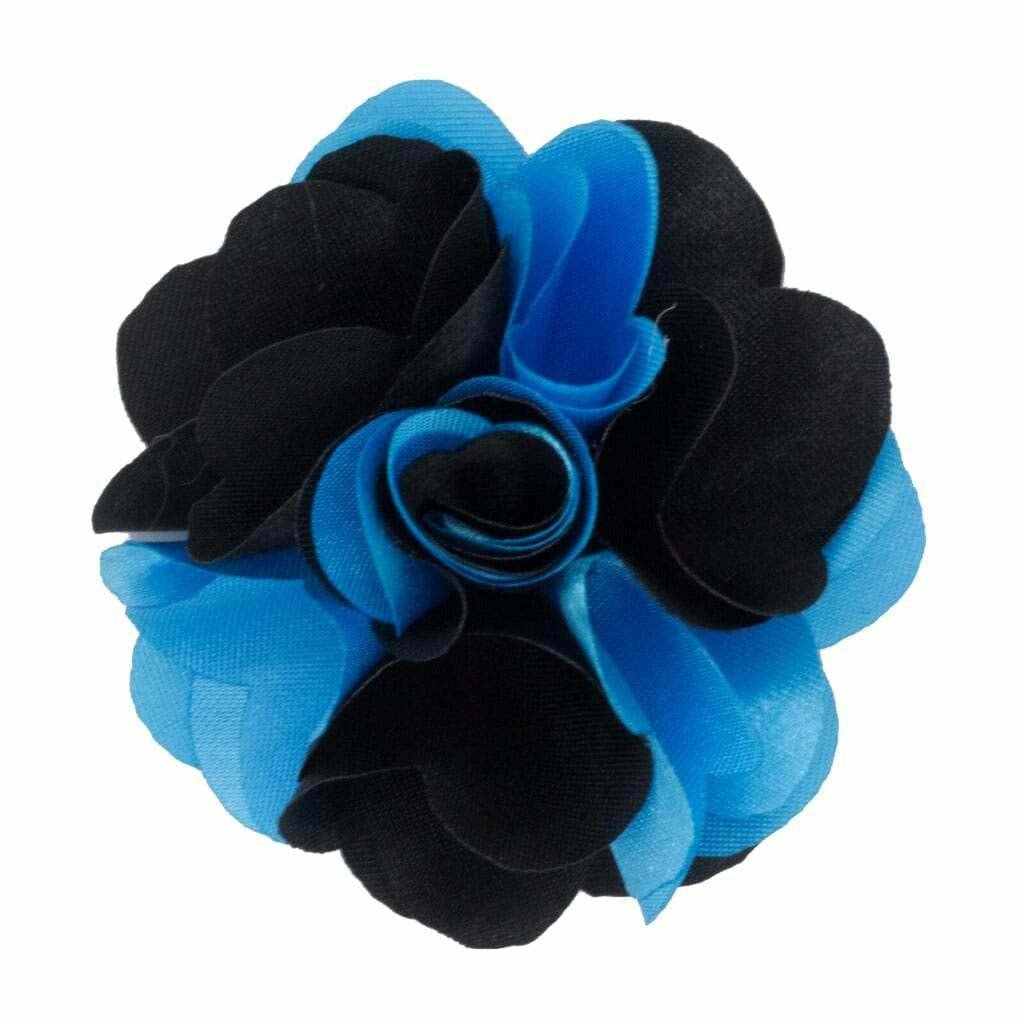 Vittorio Vico Mens Formal Two-Tone Flower Lapel Pin: Flower Pin Suit Accessories Pins for Suit or Tuxedo