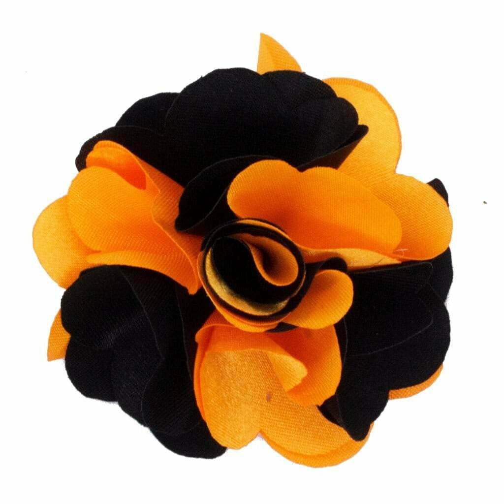 Vittorio Vico Mens Formal Two-Tone Flower Lapel Pin: Flower Pin Suit Accessories Pins for Suit or Tuxedo