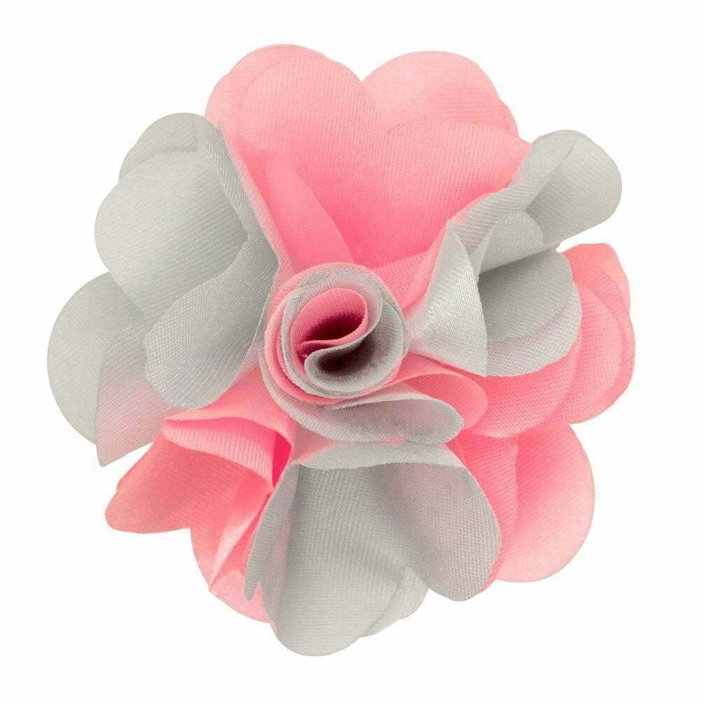 Vittorio Vico Mens Formal Two-Tone Flower Lapel Pin: Flower Pin Suit Accessories Pins for Suit or Tuxedo