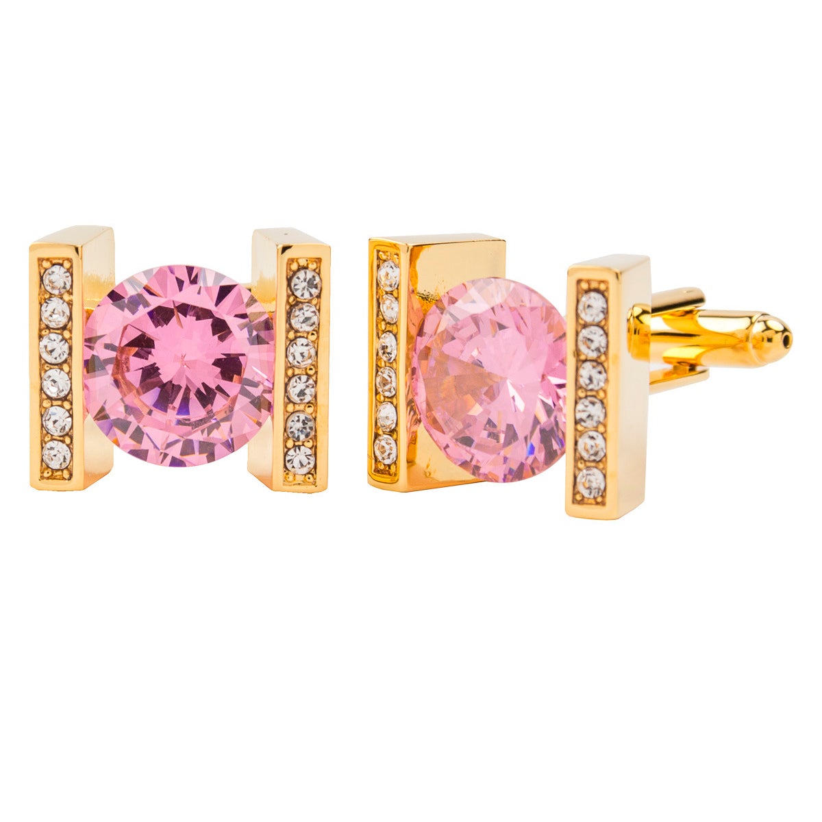 Vittorio Vico Colored Crystal Princess Cut Cufflinks (CL14XX Series)