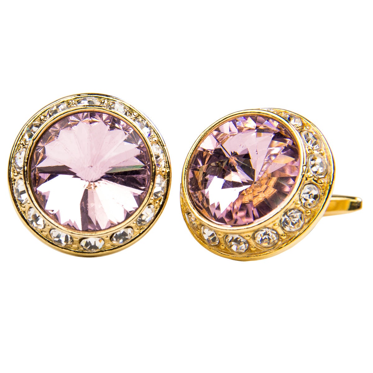 Vittorio Vico Gold & Silver Colorful Bling Cufflinks (CL15XX Series)