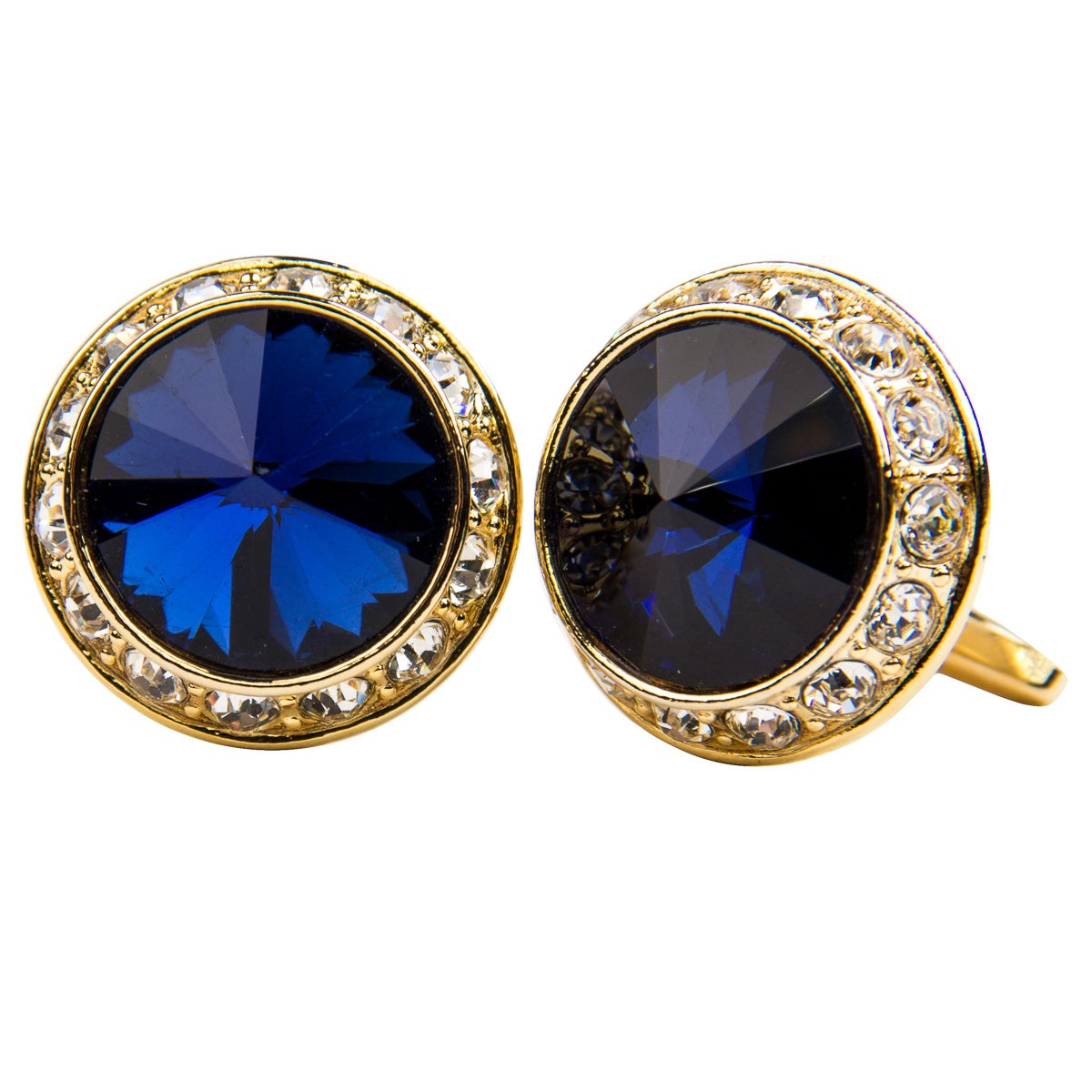 Vittorio Vico Gold & Silver Colorful Bling Cufflinks (CL15XX Series)