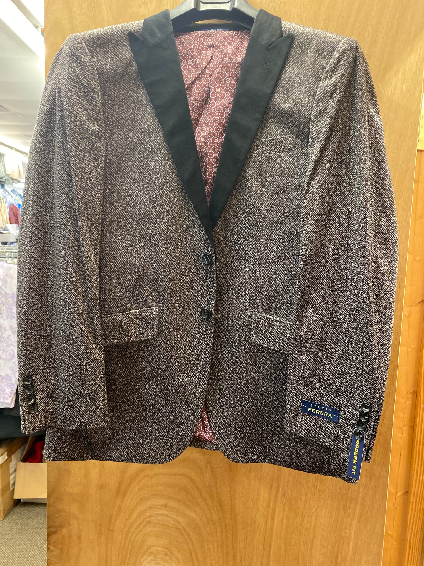 Studio Ferera 1005 Grey Modern Fit Blazer