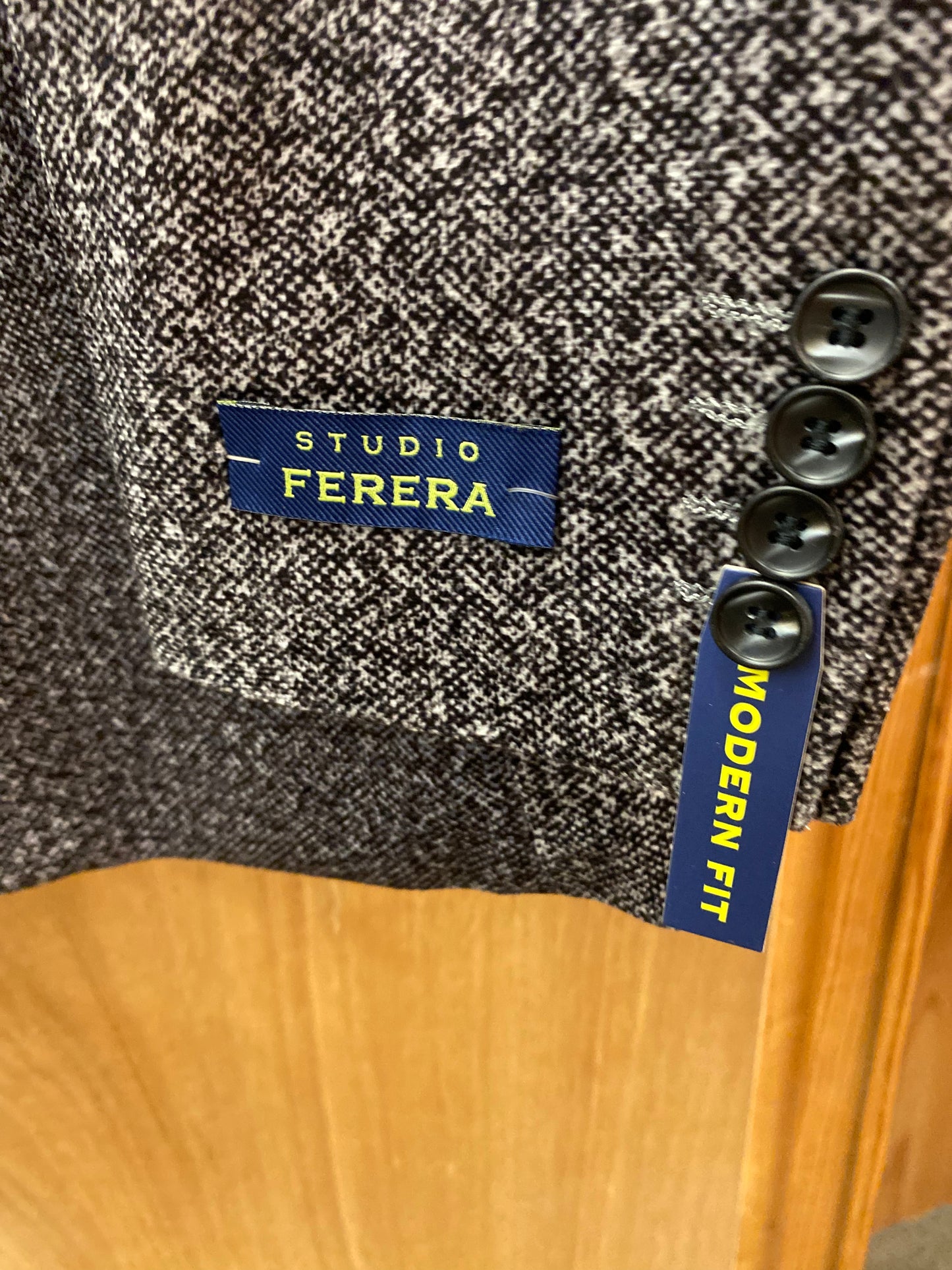 Studio Ferera 1005 Grey Modern Fit Blazer