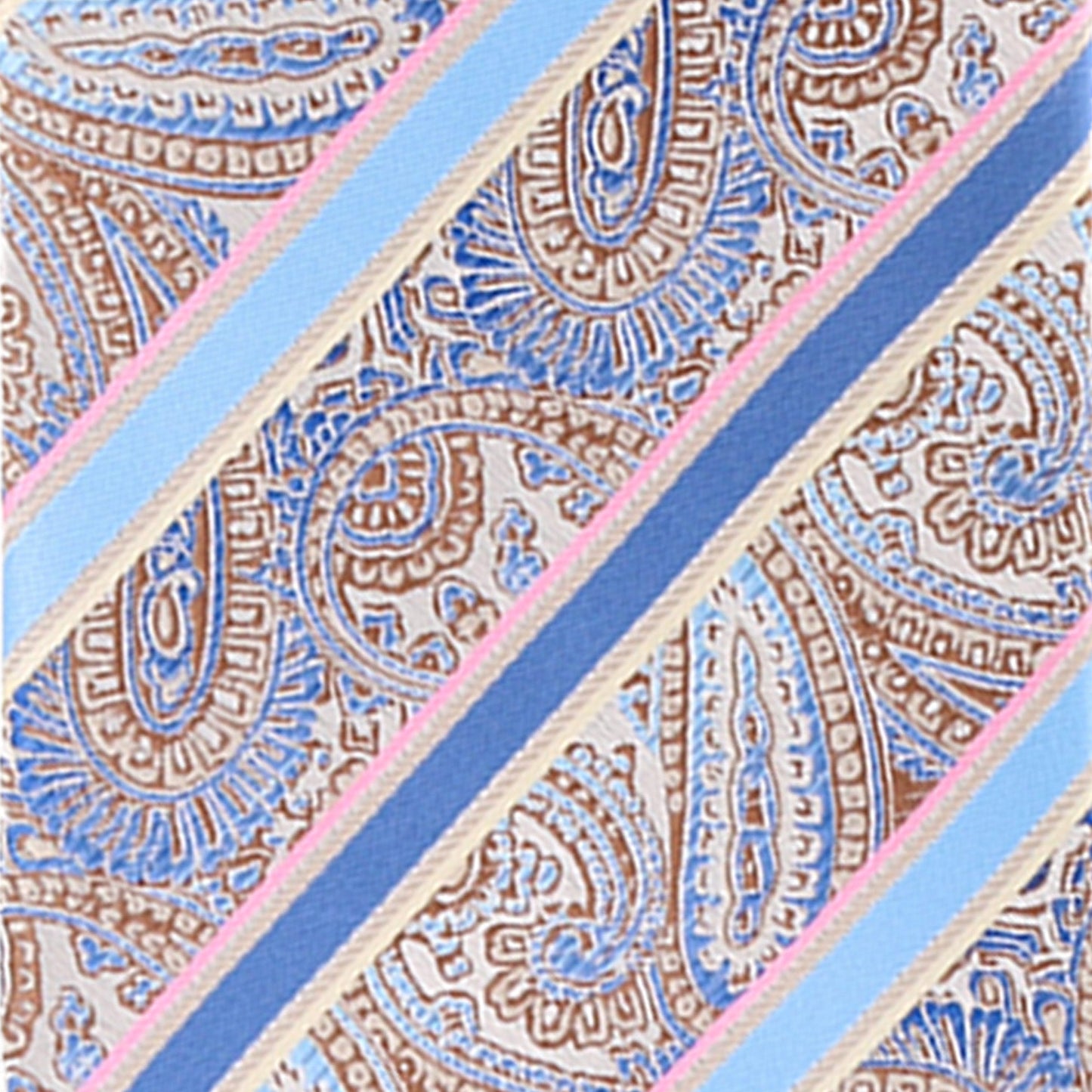 Vittorio Farina Paisley Designer Necktie & Pocket Square