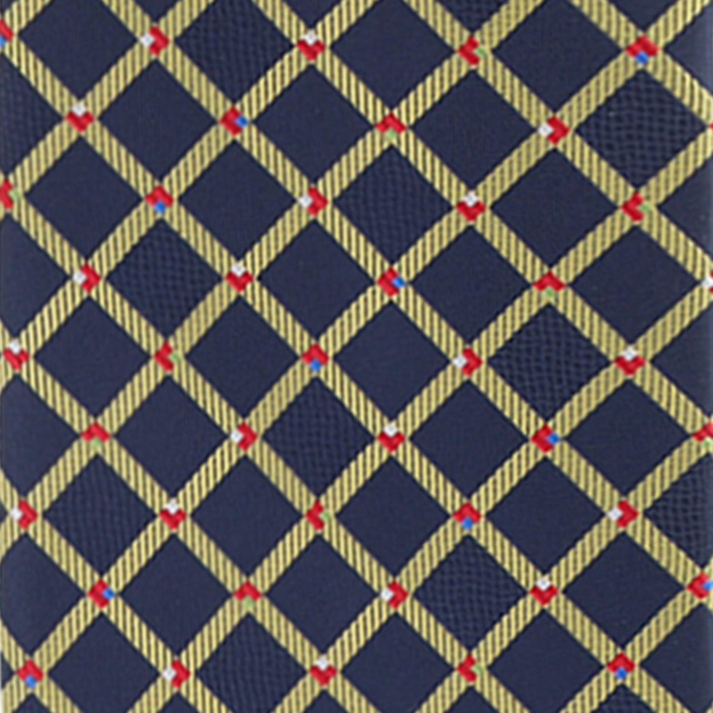 Vittorio Farina Geometric Designer Necktie & Pocket Square