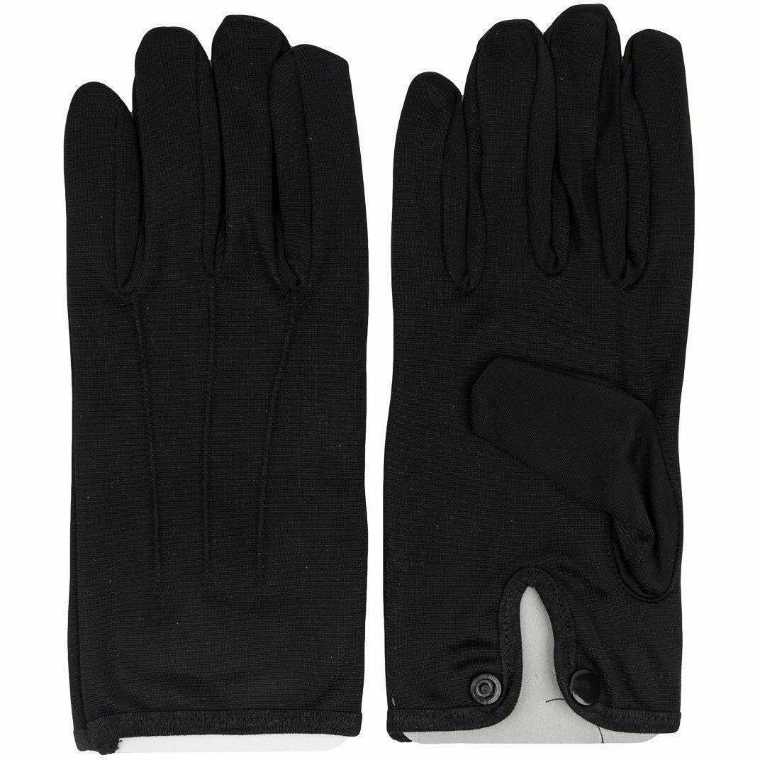 Fourchette Formal Dress Gloves for Men with Snap Button by Vittorio Farina: Tuxedo Parade Honor Guard