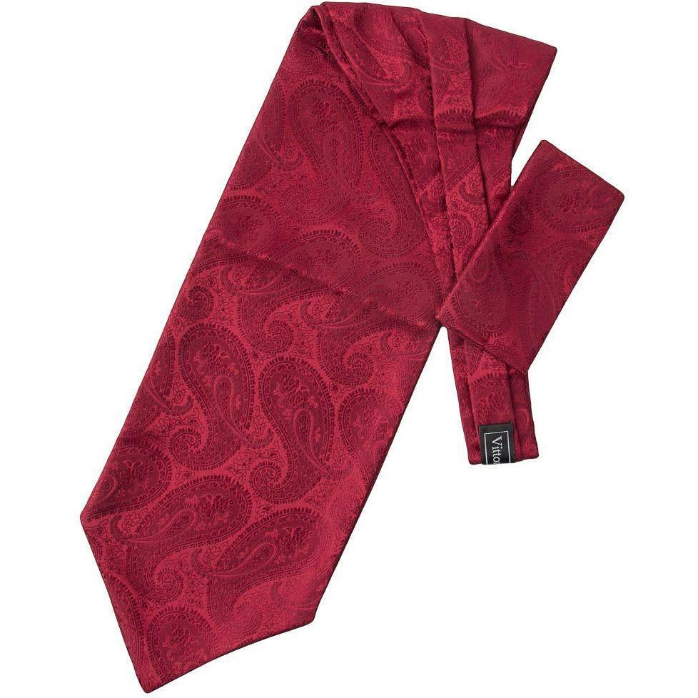 Vittorio Farina Paisley Tone On Tone Ascot & Pocket Square