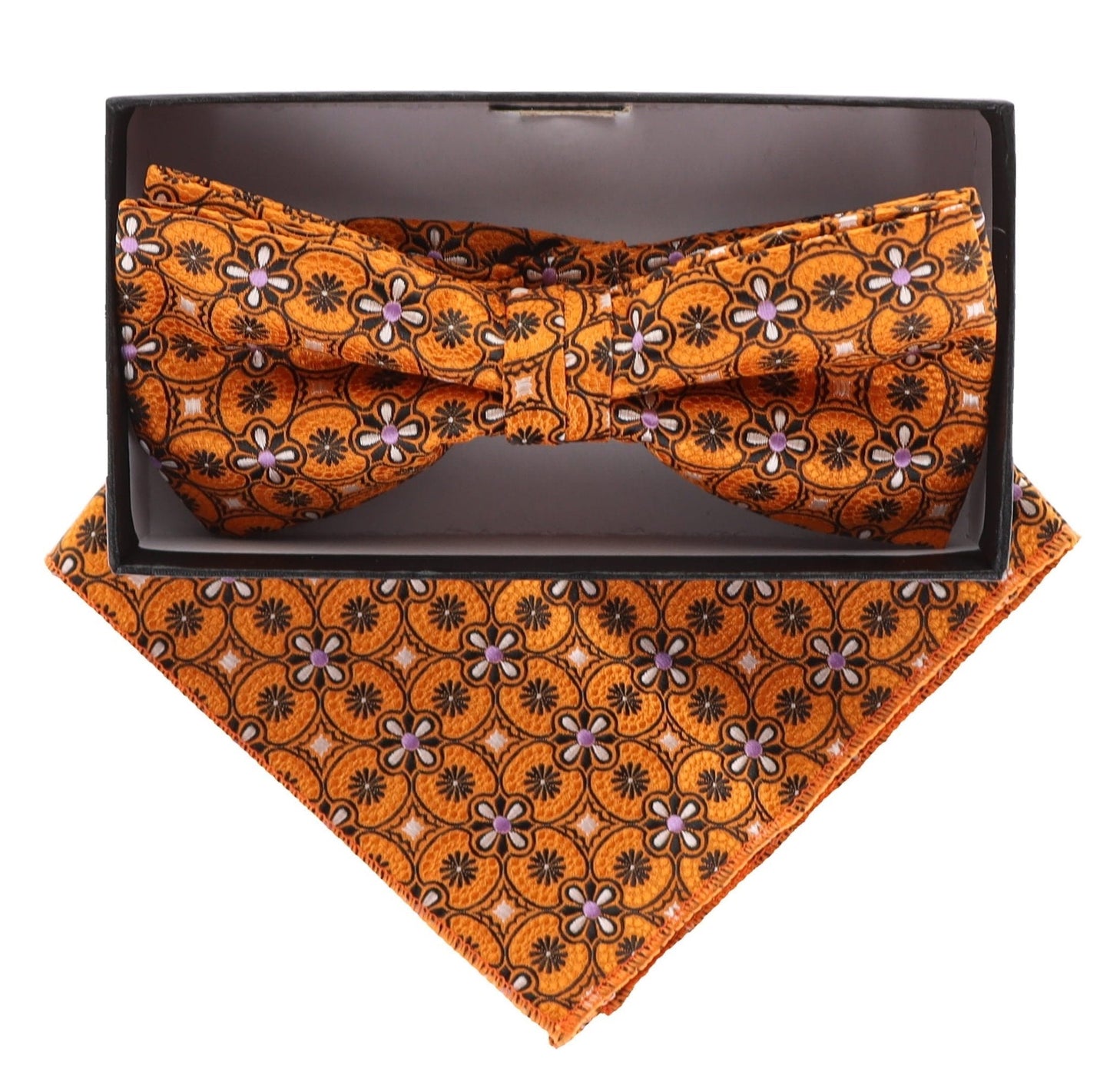 Vittorio Farina Paisley Designer Bow Tie & Pocket Square