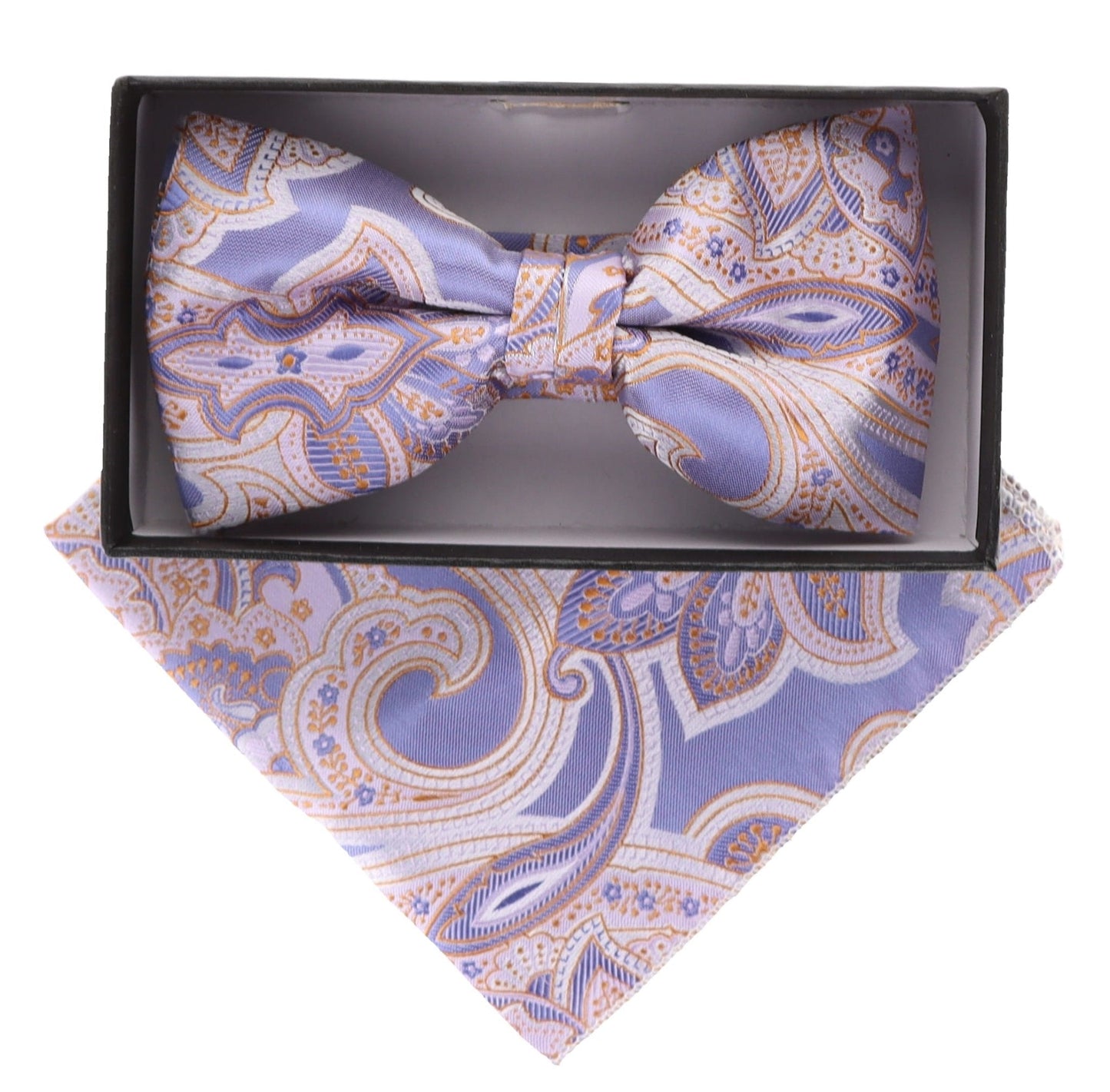 Vittorio Farina Paisley Designer Bow Tie & Pocket Square