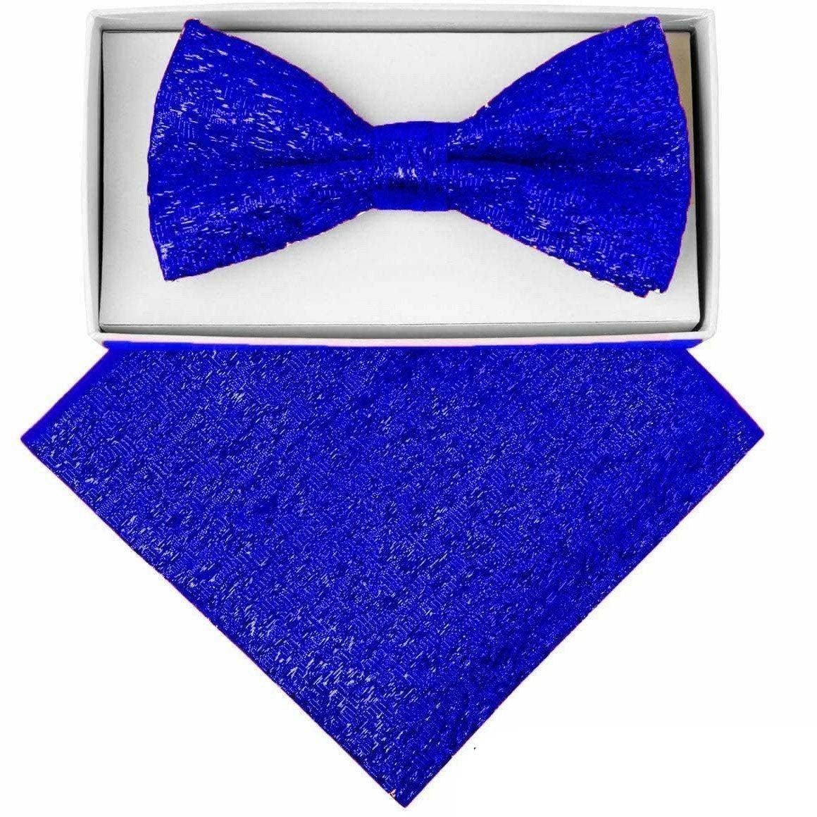 VITTORIO FARINA Rhinestone Bowtie & Pocket Square