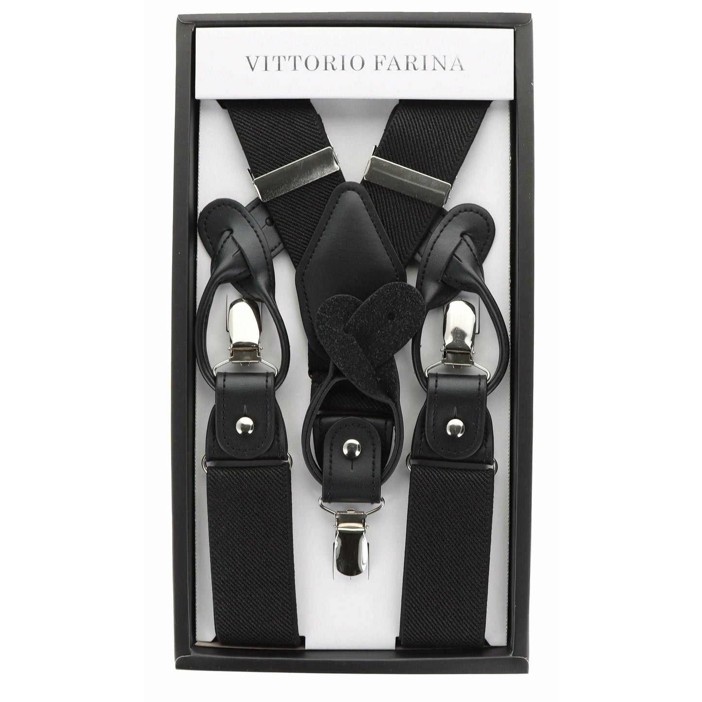 Vittorio Farina Men's Vibrant Colorful Convertible Suspender