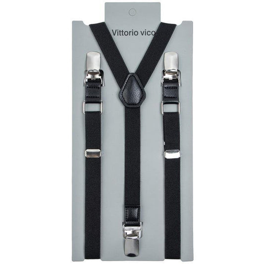 Vittorio Farina Vibrant Colorful Boy's Silver Clip End Suspender