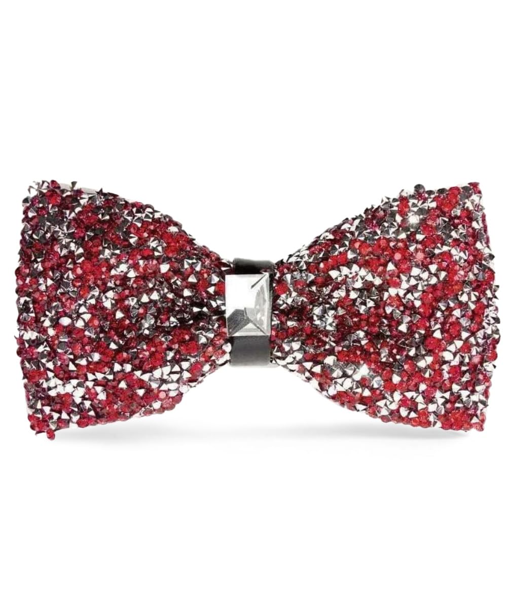 Vittorio Farina Rhinestone Bow Tie