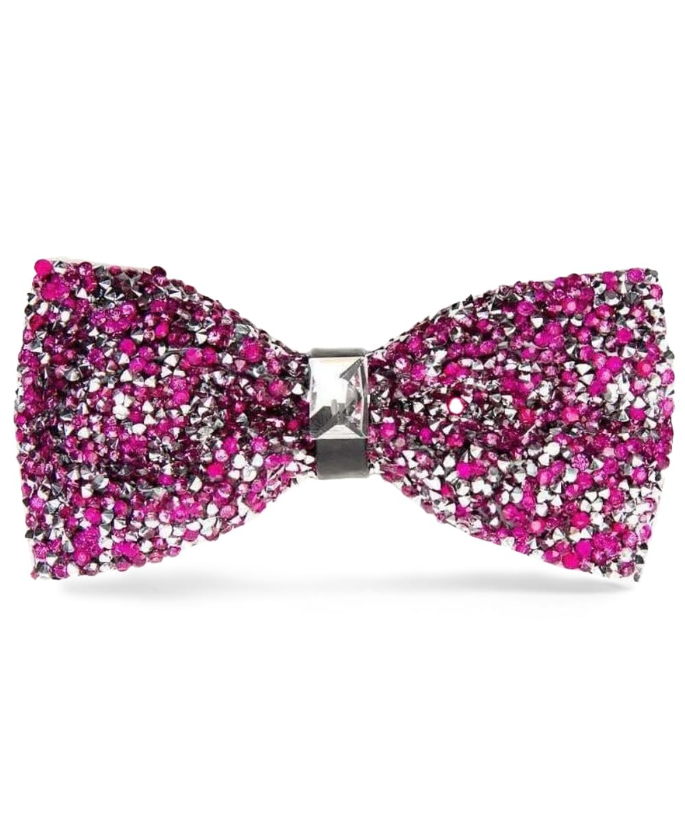 Vittorio Farina Rhinestone Bow Tie