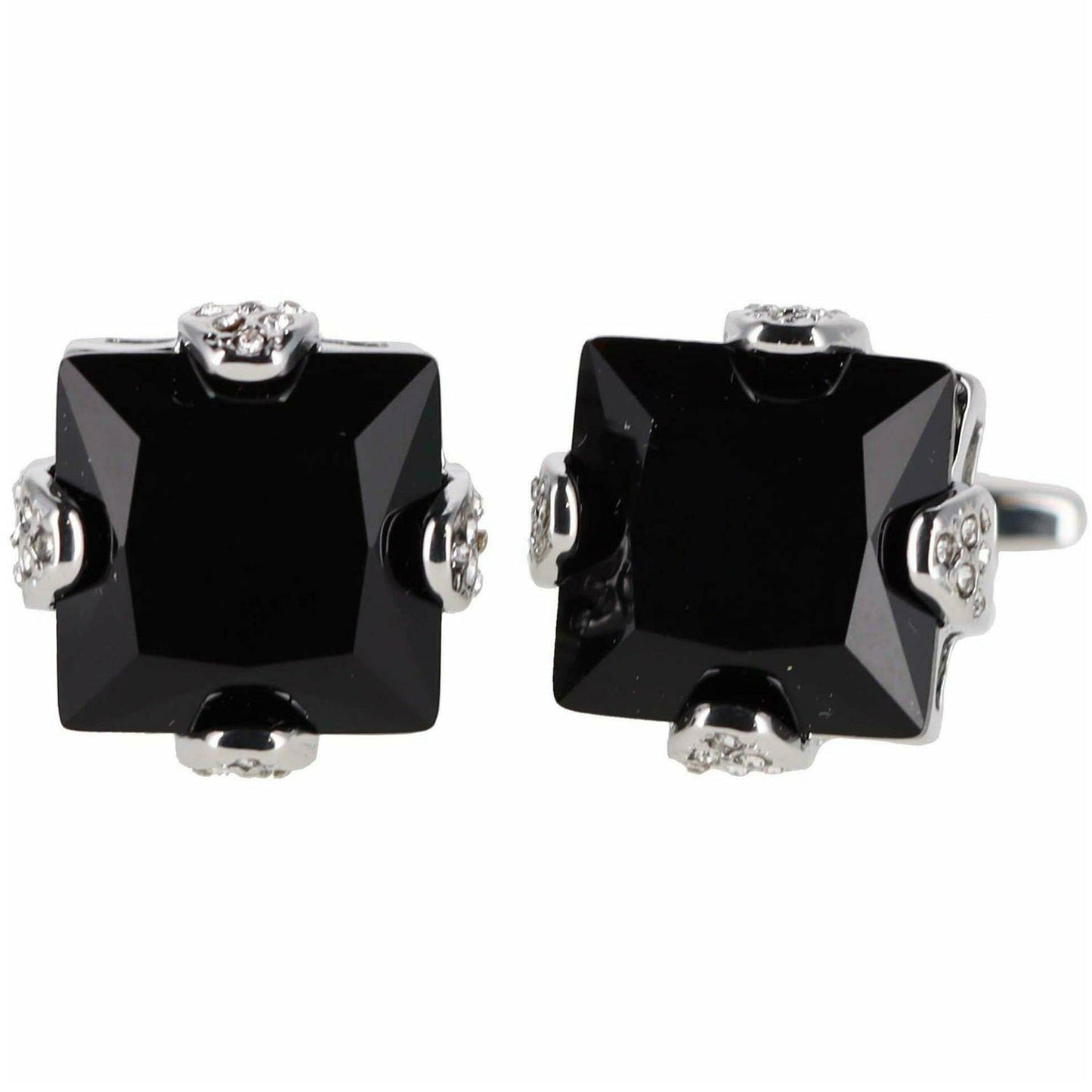 Vittorio Vico Gold & Silver Princess Cut Cufflinks (CL13XX Series)