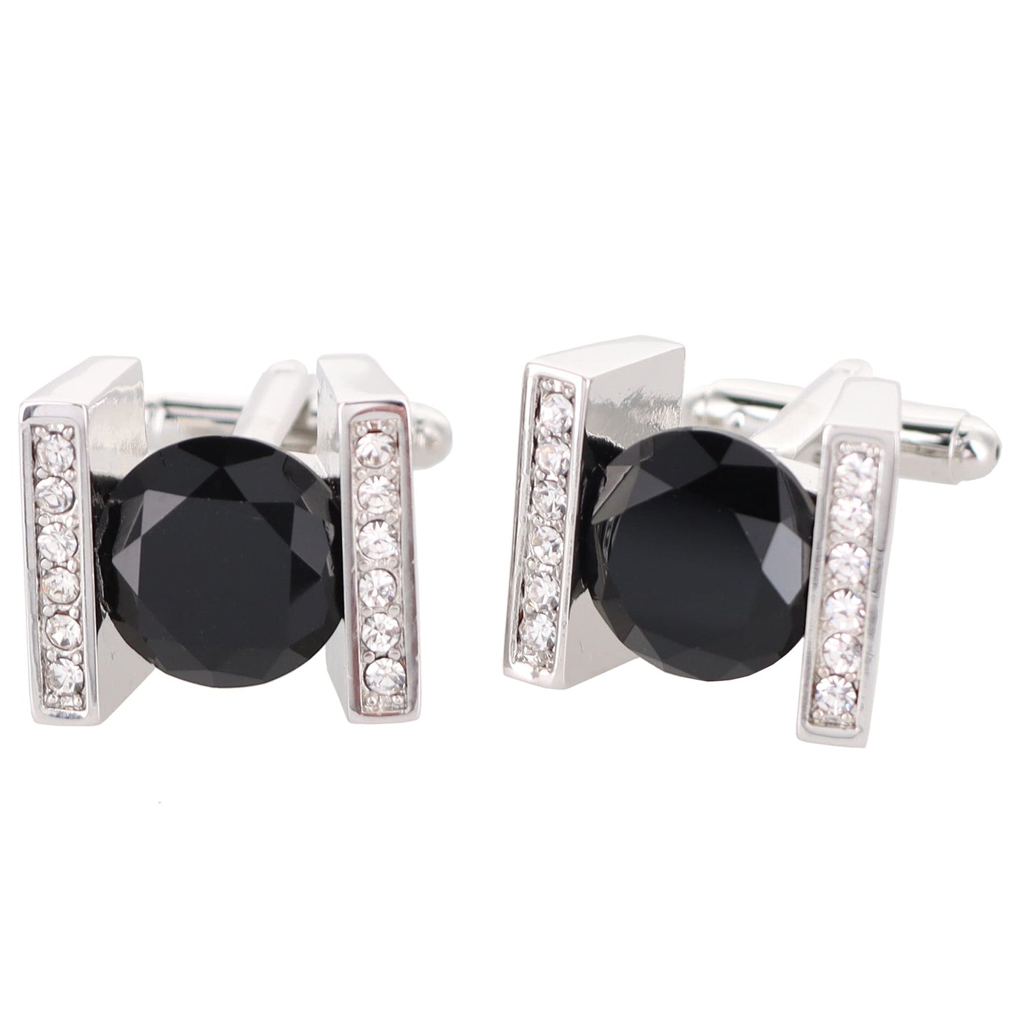 Vittorio Vico Colored Crystal Princess Cut Cufflinks (CL14XX Series)