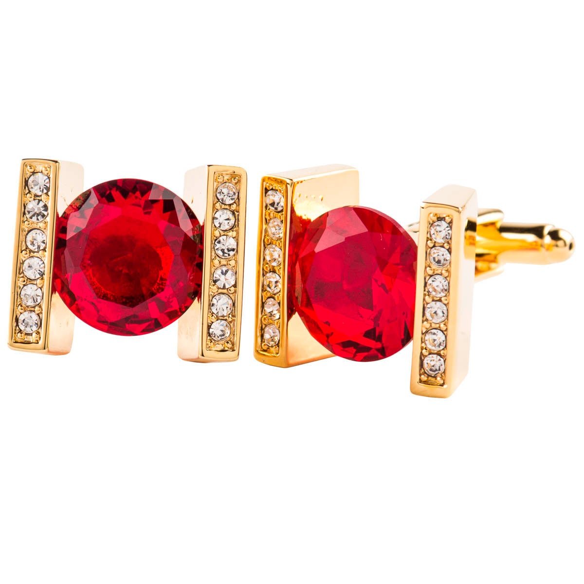 Vittorio Vico Colored Crystal Princess Cut Cufflinks (CL14XX Series)