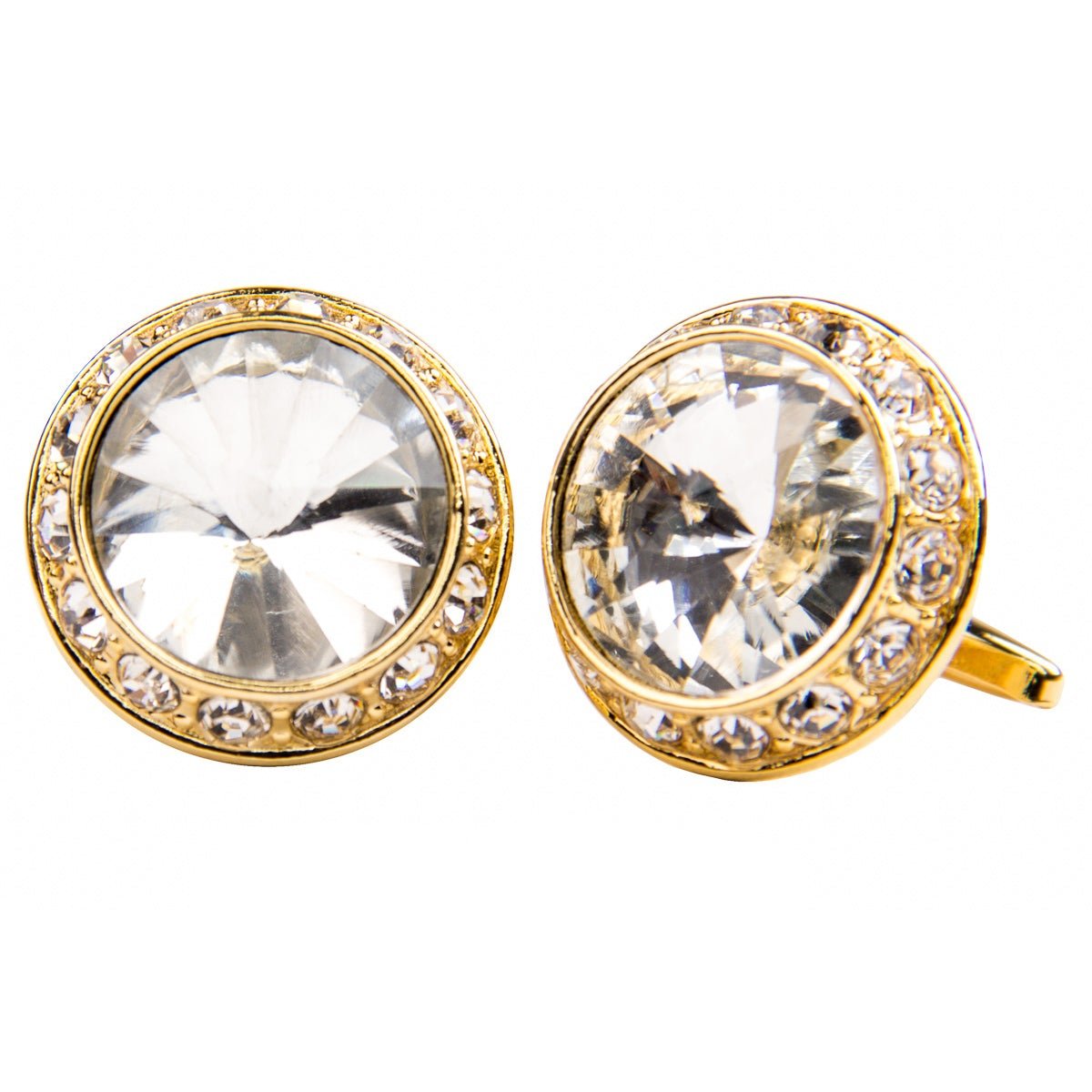 Vittorio Vico Gold & Silver Colorful Bling Cufflinks (CL15XX Series)