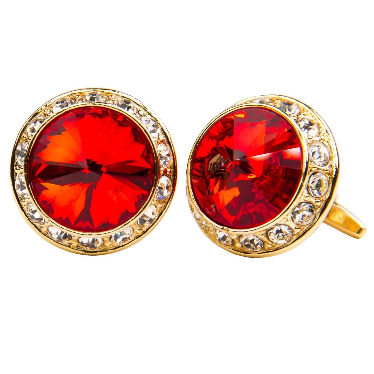 Vittorio Vico Gold & Silver Colorful Bling Cufflinks (CL15XX Series)