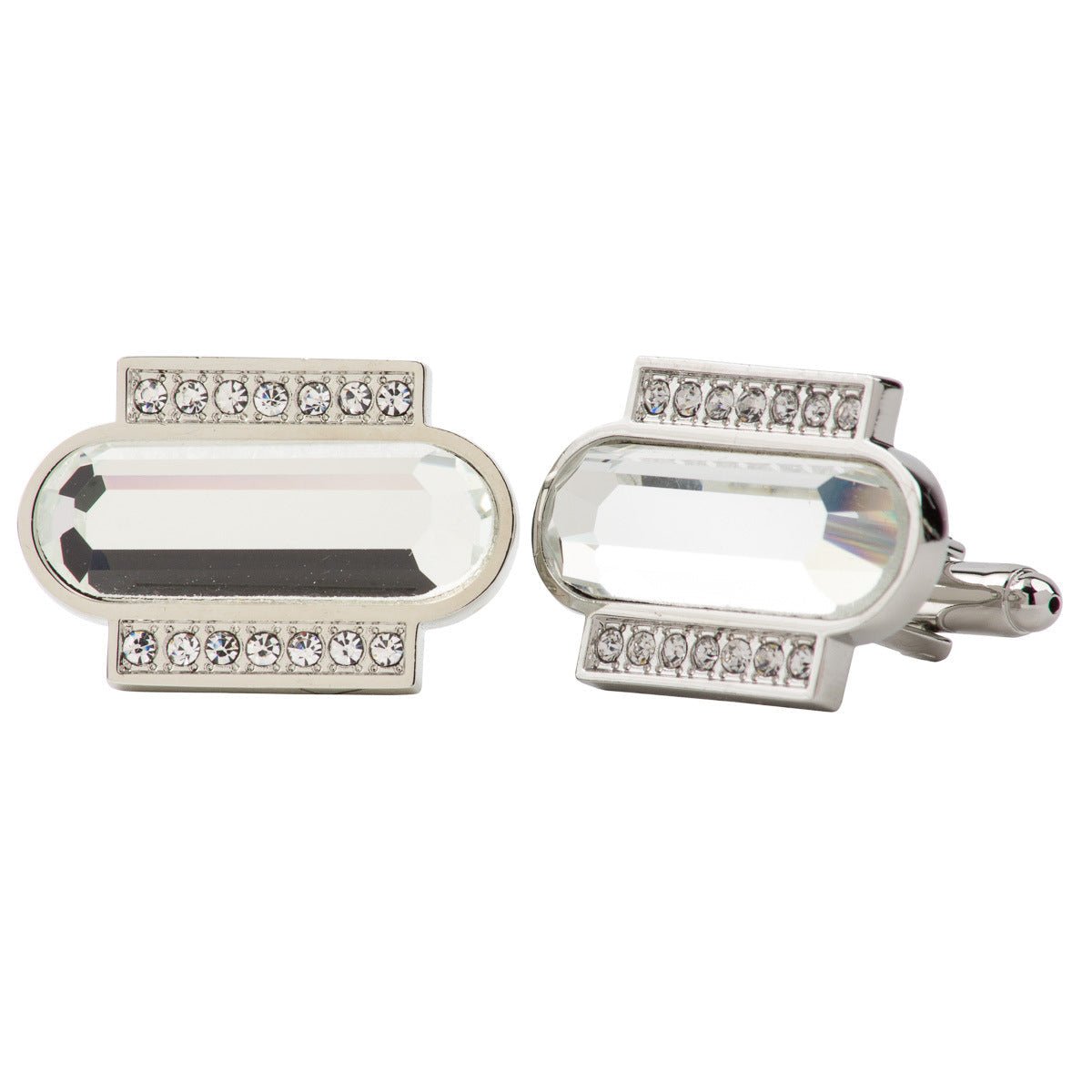 VITTORIO VICO Gold & Silver Colorful Capsule Cufflinks (Cl17xx Series)