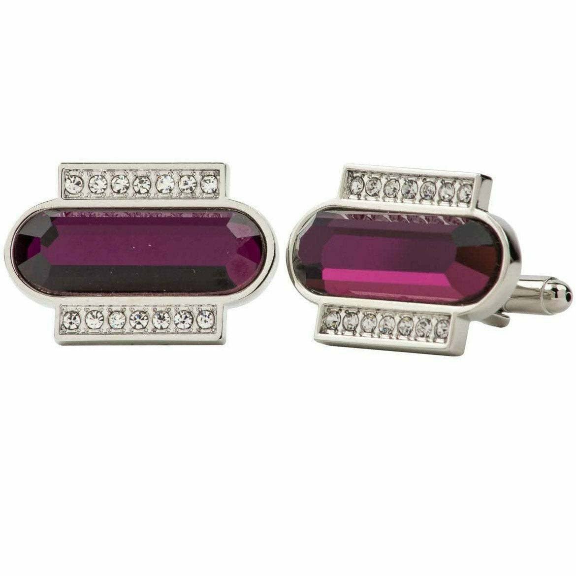 VITTORIO VICO Gold & Silver Colorful Capsule Cufflinks (Cl17xx Series)