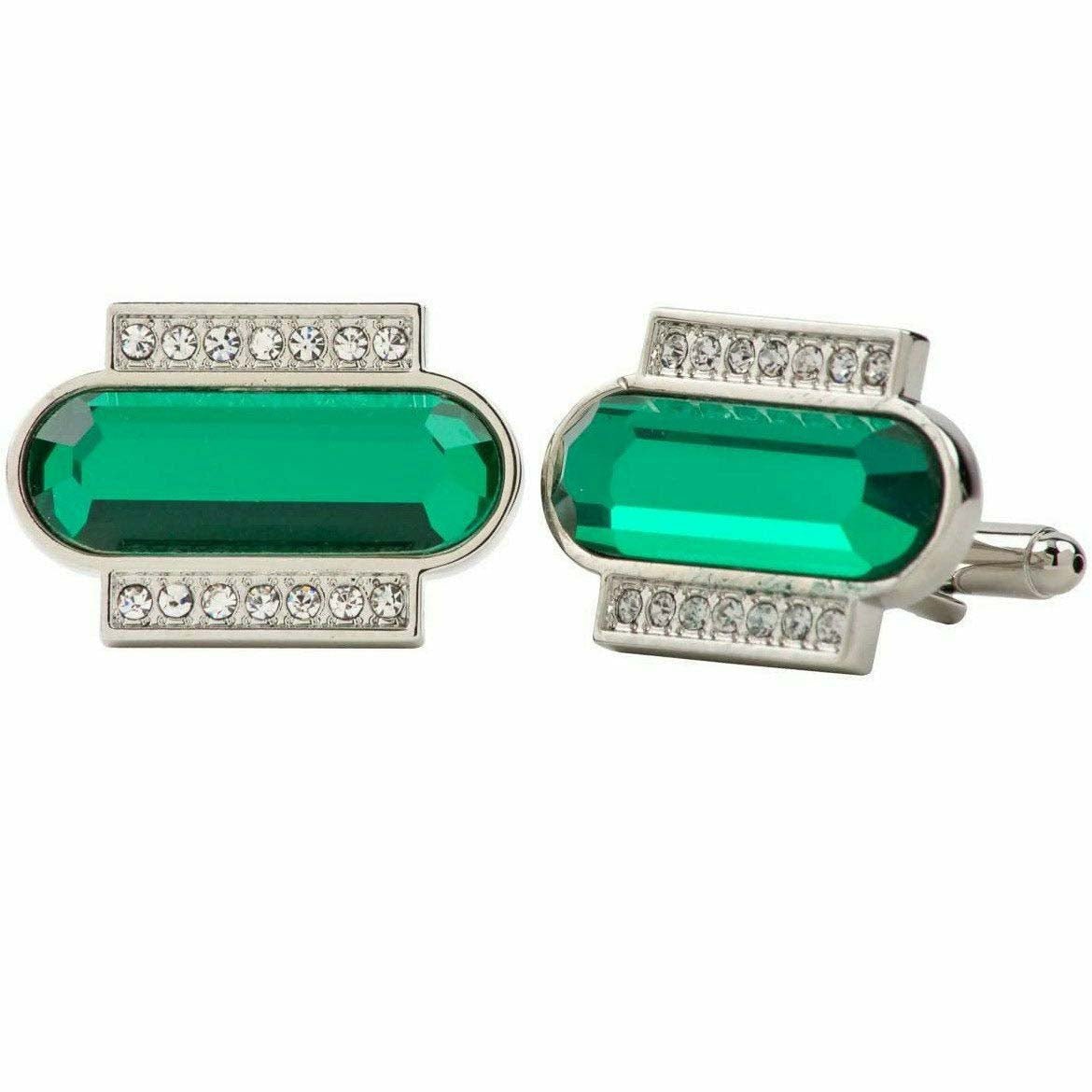 VITTORIO VICO Gold & Silver Colorful Capsule Cufflinks (Cl17xx Series)