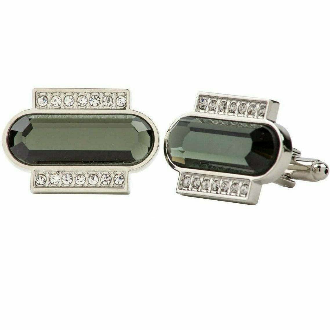 VITTORIO VICO Gold & Silver Colorful Capsule Cufflinks (Cl17xx Series)