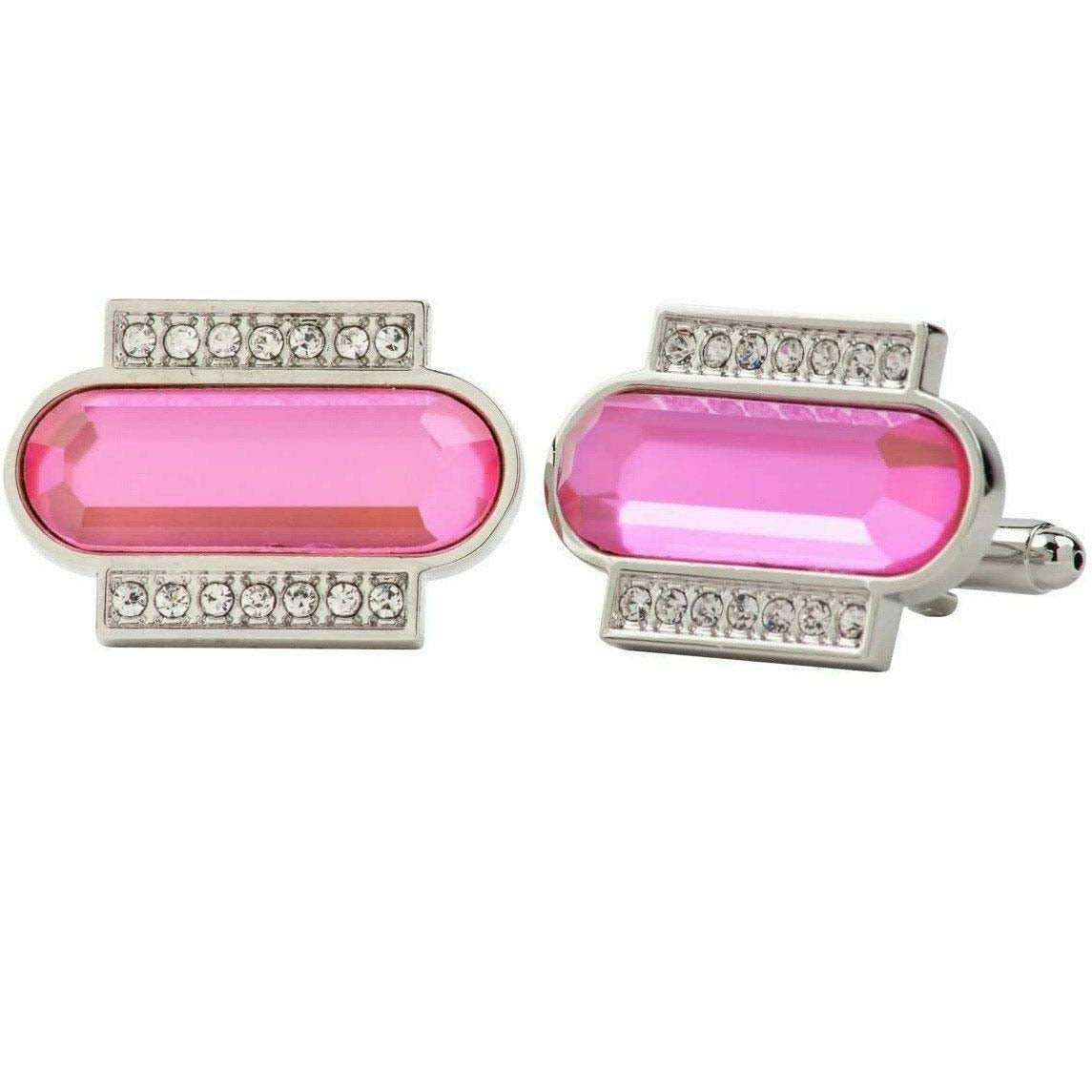 VITTORIO VICO Gold & Silver Colorful Capsule Cufflinks (Cl17xx Series)