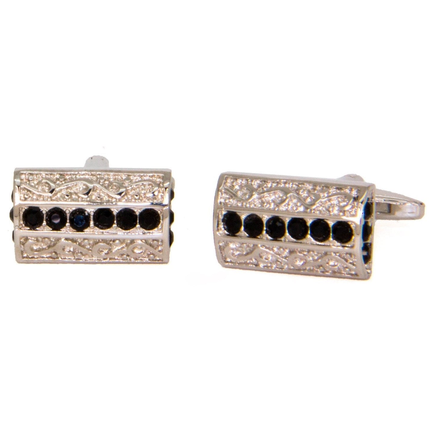 Vittorio Vico Gold & Silver Colorful Classic Bar Cufflinks (CL19xx Series)