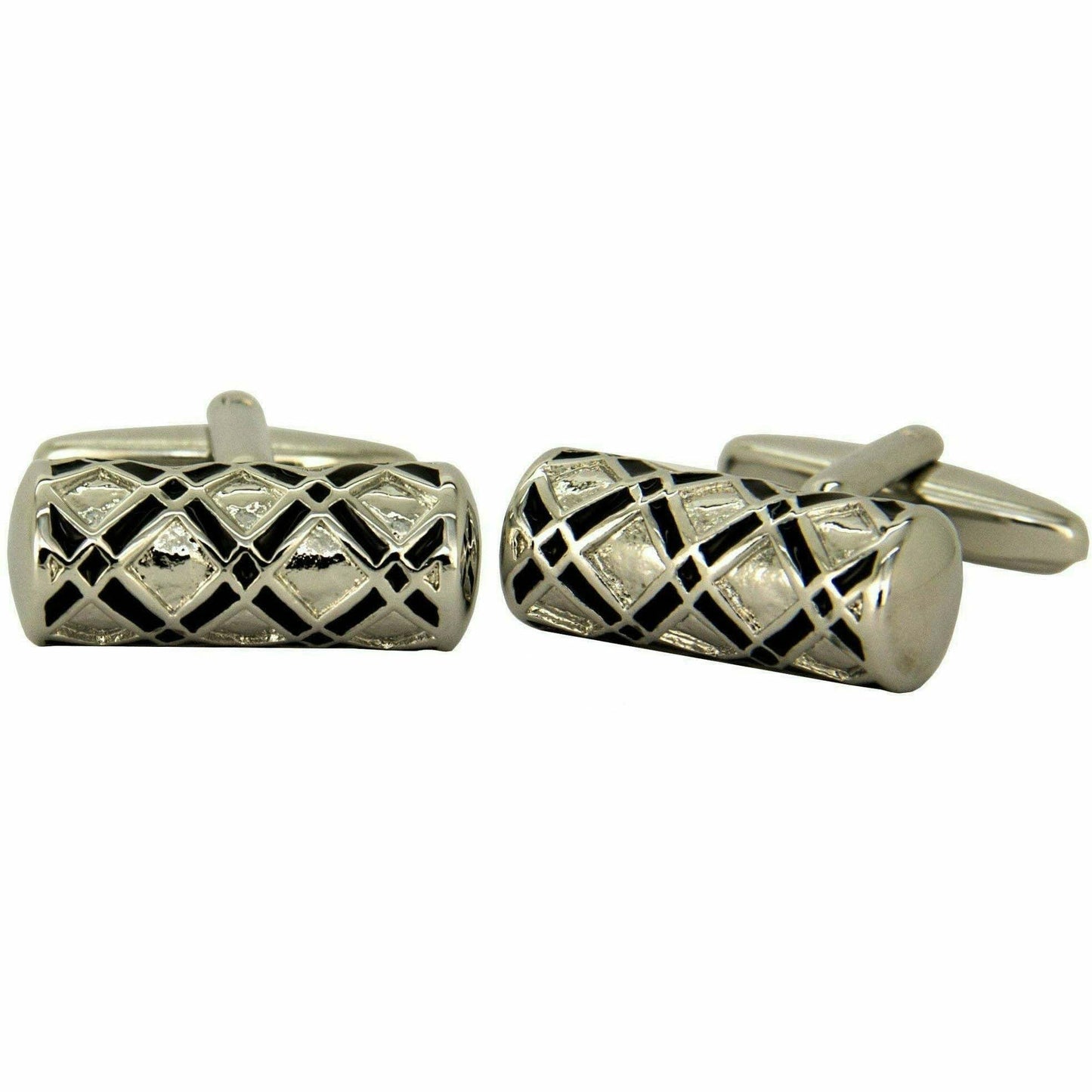 Vittorio Vico Gold & Silver Colorful Classic Bar Cufflinks (CL19xx Series)