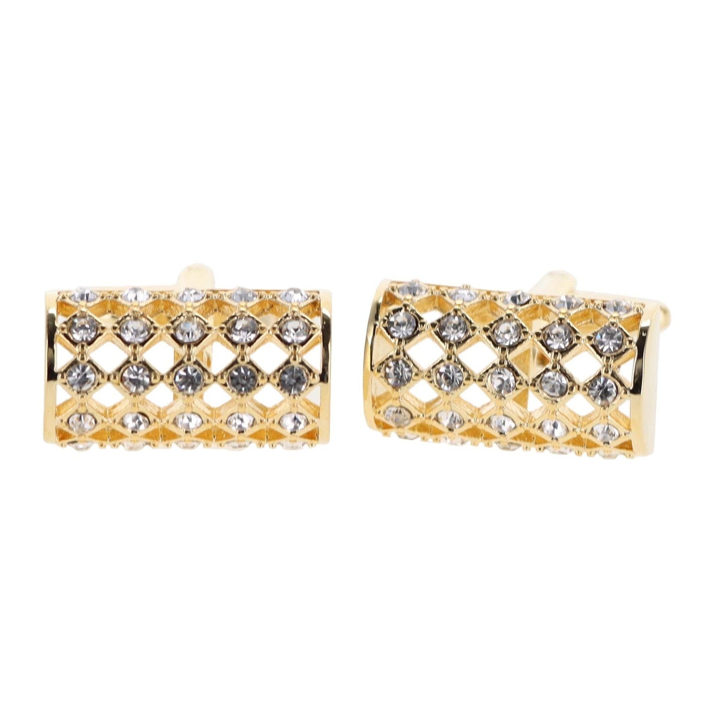 Vittorio Vico Gold & Silver Colorful Classic Bar Cufflinks (CL19xx Series)