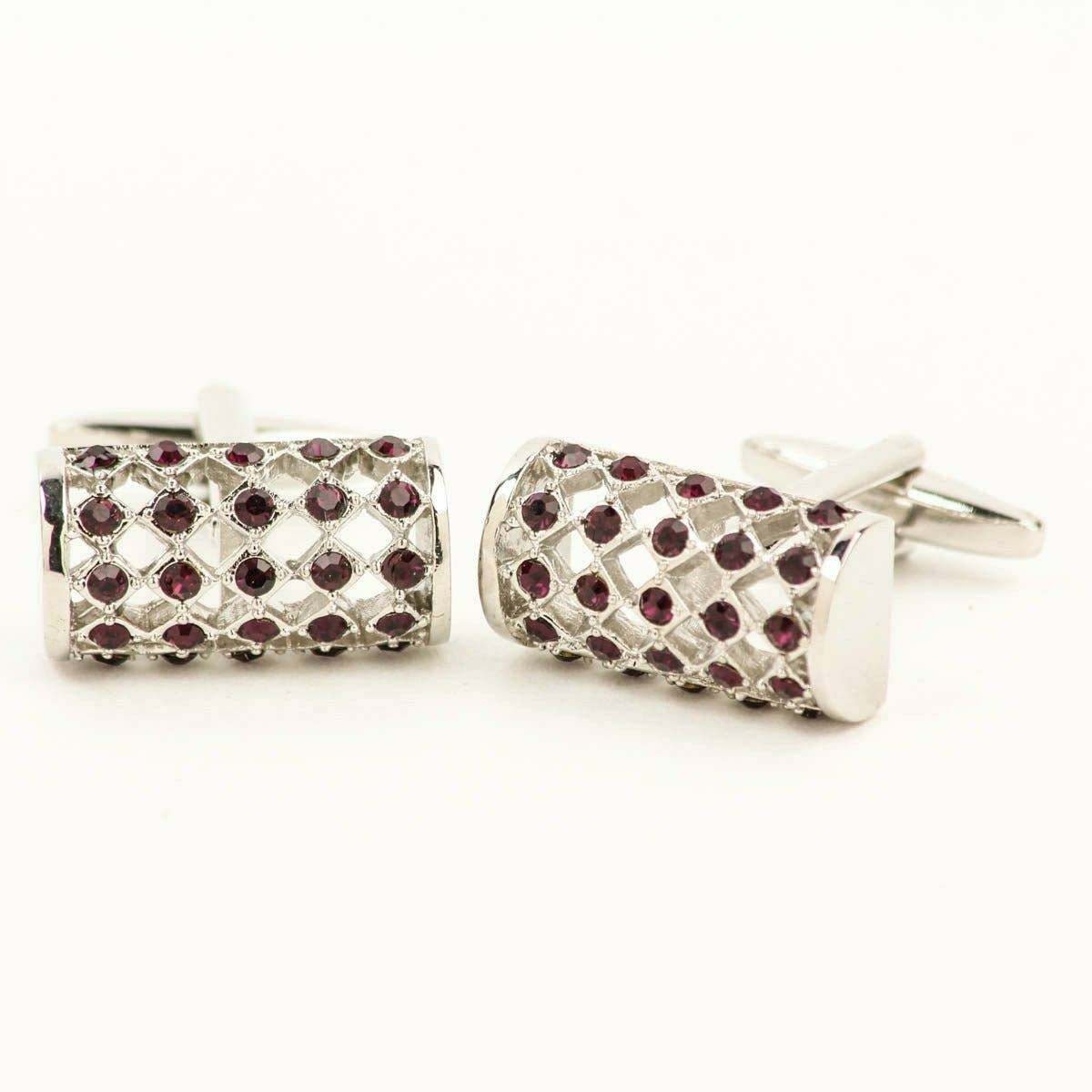 Vittorio Vico Gold & Silver Colorful Classic Bar Cufflinks (CL19xx Series)