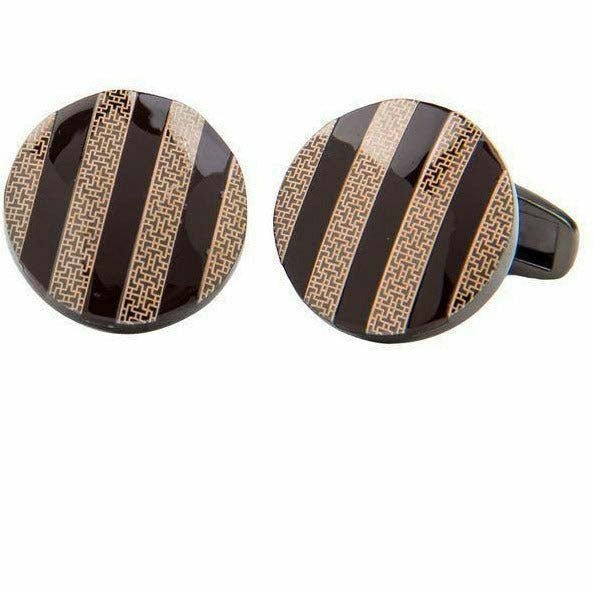 Vittorio Vico Gold & Silver Oversized Cufflinks (CL2000 Series)