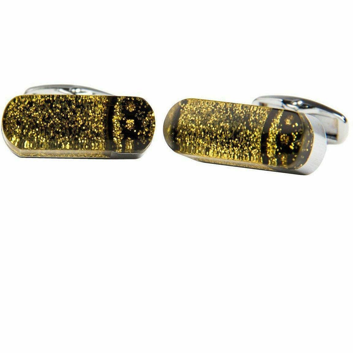 Vittorio Vico Gold & Silver Oversized Cufflinks (CL2000 Series)