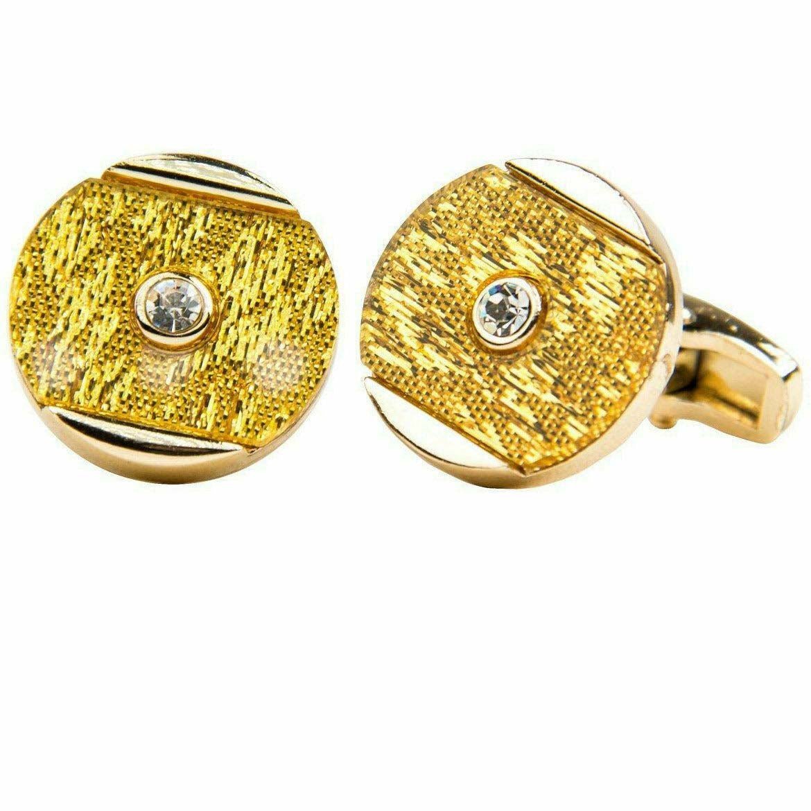 Vittorio Vico Gold & Silver Oversized Cufflinks (CL2000 Series)