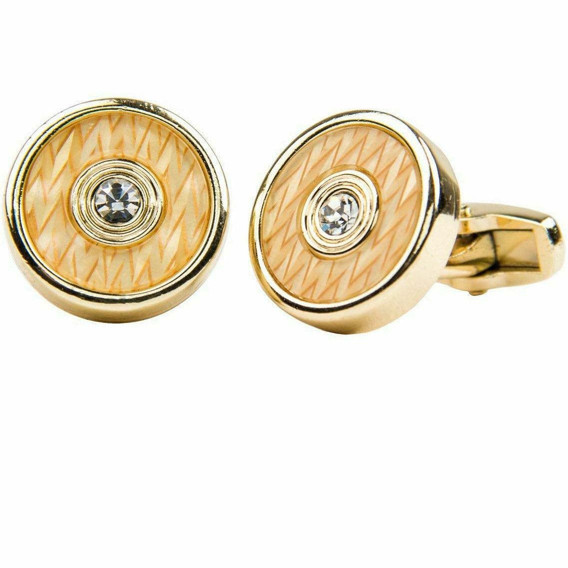 Vittorio Vico Gold & Silver Oversized Cufflinks (CL2000 Series)