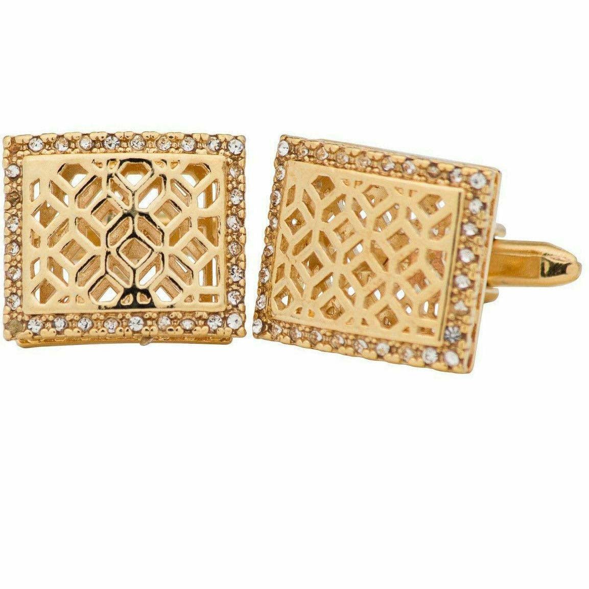 Vittorio Vico Gold & Silver Oversized Cufflinks (CL2000 Series)