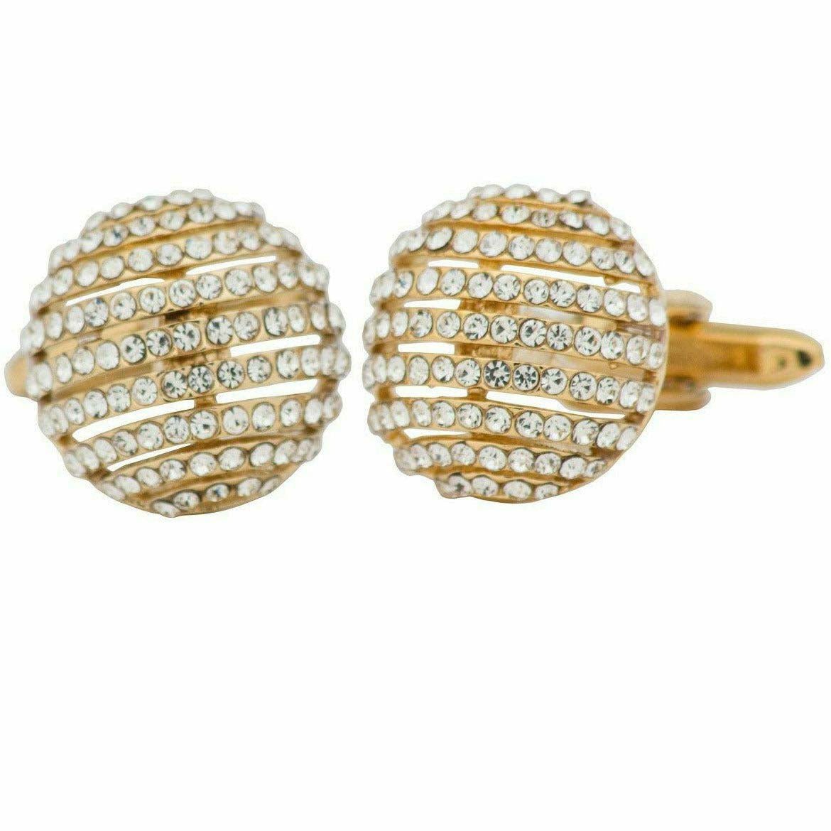 Vittorio Vico Gold & Silver Oversized Cufflinks (CL2000 Series)