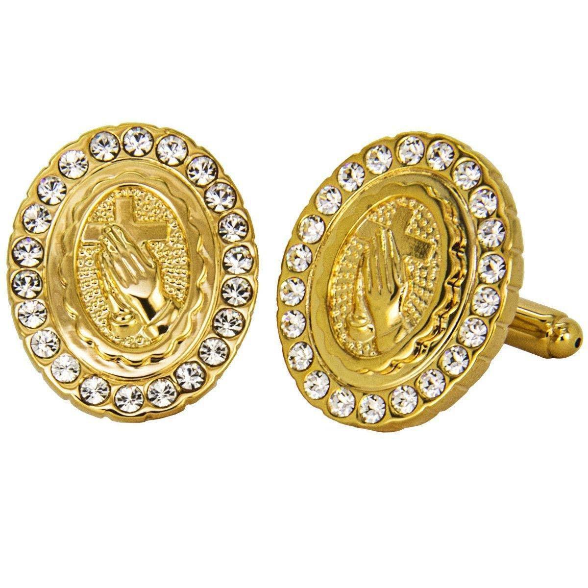 Vittorio Vico Gold & Silver Religious Cufflinks (CL30xx Series)