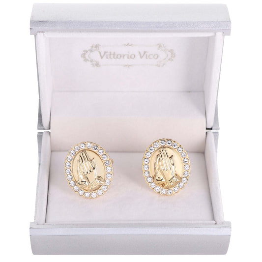 Vittorio Vico Gold & Silver Religious Cufflinks (CL30xx Series)