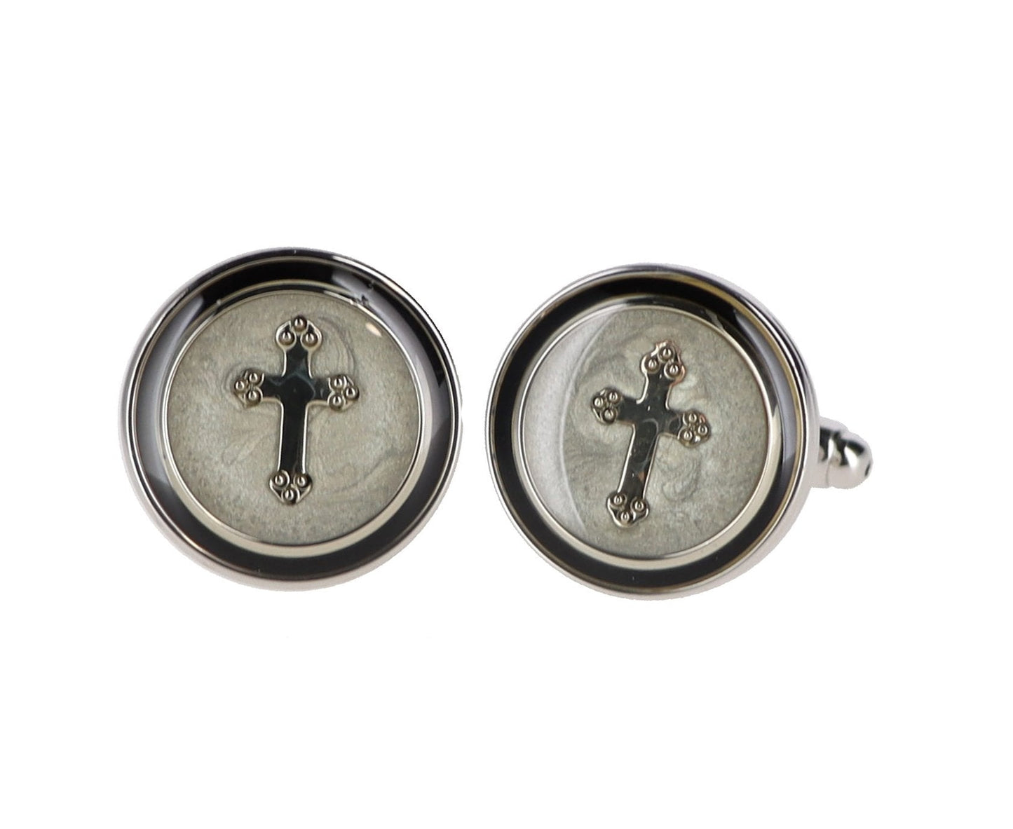 Vittorio Vico Gold & Silver Religious Cufflinks (CL30xx Series)