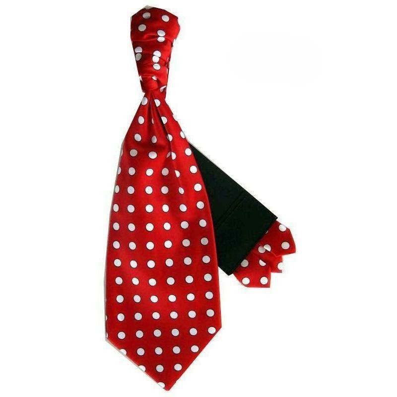 Vittorio Farina Polka Dot Cravat & Pocket Square