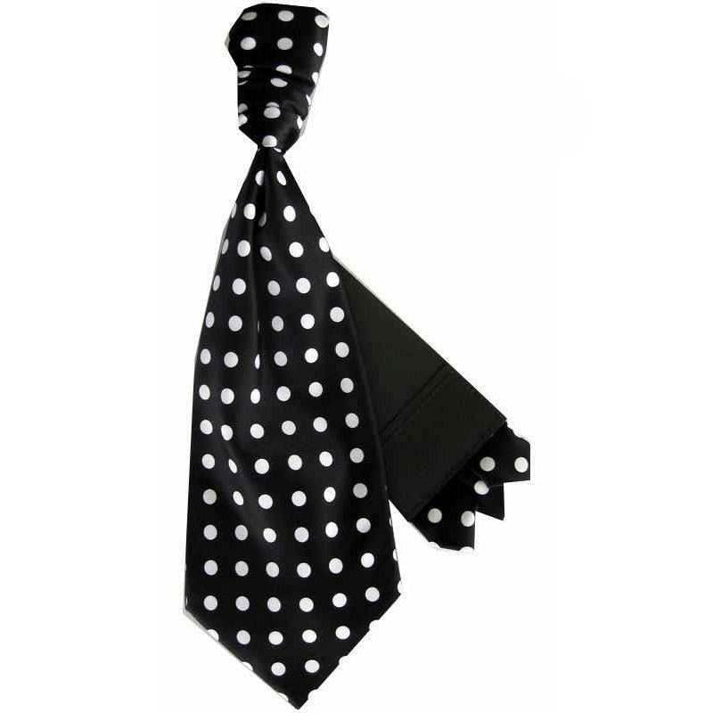 Vittorio Farina Polka Dot Cravat & Pocket Square