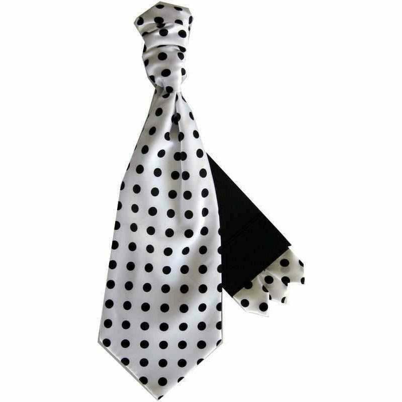 Vittorio Farina Polka Dot Cravat & Pocket Square